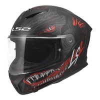 LS2 FF820 Rapid III Kaiju II Helmet  Black / Red / White (M)M