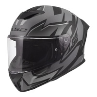 LS2 FF820 Rapid III Xtrem Helmet  Black / Grey (2XL)2XL