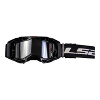 LS2 Aura Pro Goggle - Black with Iridium Lens