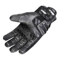 LS2 Octane Men's Waterproof Leather Gloves - Black (L)L