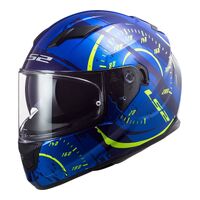 LS2 FF320 STREAM EVO TACHO BLU/HI-VIS XS