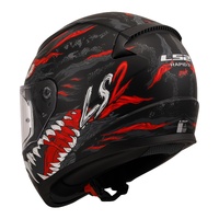 LS2 FF353 Rapid II (XL) Kaiju - Matte Black / Red / White 06XL