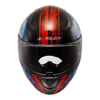 LS2 FF353 Rapid II (2XL) Zombie - Gloss Black / Red / White 062XL