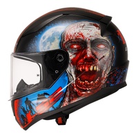 LS2 FF353 Rapid II (M) Zombie - Gloss Black / Red / White 06M