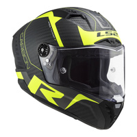 LS2 FF805C Thunder Carbon RC1 6K (2XL) - Matte Carbon / Hi-Vis Yellow2XL