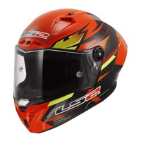 LS2 FF805 Thunder Carbon GP Aero Fire Helmet (M) - Red / BlackM