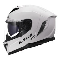 LS2 FF818 Storm III Solid Helmet - Gloss White (2XL)2XL