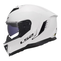 LS2 FF818 Storm III Solid Helmet - Gloss White (L)L