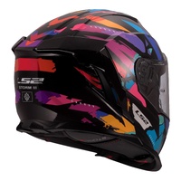 LS2 FF818 Storm III Komai - Black / Red (S)M