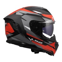 LS2 FF818 Storm III Komai - White / Blue / Red (L)L