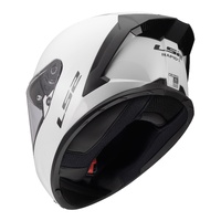 LS2 FF820 Rapid III Solid Helmet  Gloss White (XL)XL