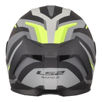 LS2 FF820 Rapid III Hyper Helmet  Black / Hi-Vis Yellow (M)M
