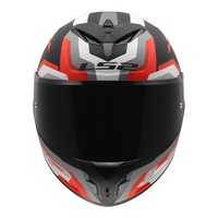 LS2 FF820 Rapid III Hyper Helmet  Black / Red (M)M
