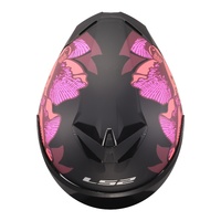 LS2 FF820 Rapid III Poppies II Helmet  Black / Pink (L)L