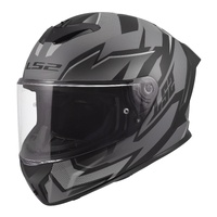 LS2 FF820 Rapid III Xtrem Helmet  Black / Grey (2XL)2XL