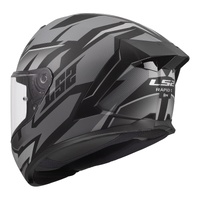 LS2 FF820 Rapid III Xtrem Helmet  Black / Grey (S)S