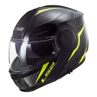 LS2 FF902 SCOPE SKID BLK/HI-VIS YEL XL FLIP FRONT