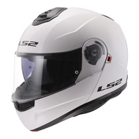LS2 FF908 Strobe II Flip Front (L) - White 06L