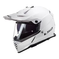 LS2 MX436 PIONEER EVO SOLID GLOSS WHT XL