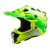 LS2 MX700 SUBVERTER EVO GAMMAX GRN/HI-VIS YEL XS
