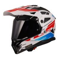 LS2 MX702 Pioneer II (M) Namib - White / Red / Blue 06M