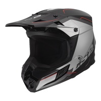 LS2 MX706 COZ Arched Helmet - Black / Silver / Titanium (XS)XS