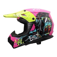 LS2 MX706J COZ Youth Gorilla Helmet - Gloss Purple (L)L