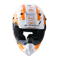 LS2 MX706J COZ (YS) Hyde - Orange/White 06YOUTH S