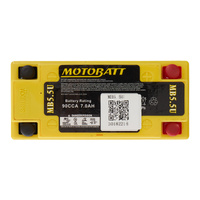 Motobatt Battery Quadflex 12V AGM - MB5.5U  *10