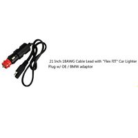 MOTOBATT CHARGER LEAD 53CM CAR LIGHTER & BMW ADAPTOR