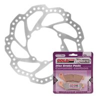 BRAKE DISC & PAD FRONT KIT - HON CRF250R 15-20 - WAVE