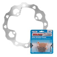 BRAKE DISC & PAD REAR KIT - SUZ RMZ450 05-17 - WAVE