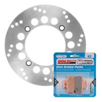 BRAKE DISC & PAD REAR KIT - SUZ DR650SE 96-20