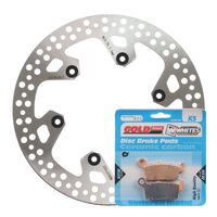 BRAKE DISC & PAD REAR KIT - YAM WR250F 01