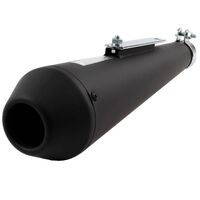 WHITES MUFFLER SHORTY MEGAPHONE REVERSE CONE BLK