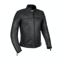 OXFORD WALTON LEATHER JACKET BLK SML