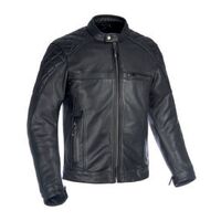 OXFORD ROUTE 73 2.0 LEATHER JACKET BLACK SML