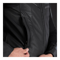 Oxford Cypher 1.0 Leather Men's Jacket - Stealth Black (L/50)L