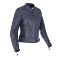 OXFORD BECKLEY LADIES LEATHER JACKET BLK SZ 14