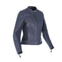 OXFORD BECKLEY LADIES LEATHER JACKET BLK SZ 8