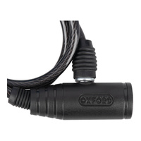Oxford Bumper Cable Lock Smoke 6mm X 600mm
