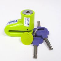 OXFORD DISC LOCK JUNIOR YEL (WITH 5MM PIN)