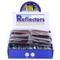 OXFORD REFLECTORS RED RECTANGULAR BOX (50PCS)
