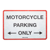 Oxford Garage Metal Sign: "Parking"