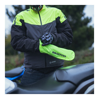 Oxford Rainseal Waterproof Over Gloves - Black / Fluro (S / M)S / M