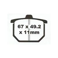 PREMIER BRAKE PADS P002 - HON