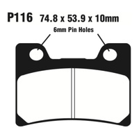 PREMIER BRAKE PADS P116 - YAM