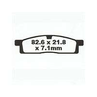 PREMIER BRAKE PADS P163 - YAM