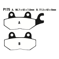 PREMIER BRAKE PADS P175 - TRI