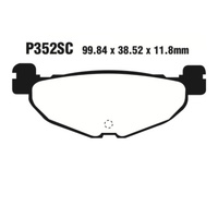 PREMIER BRAKE PADS P352 - YAM